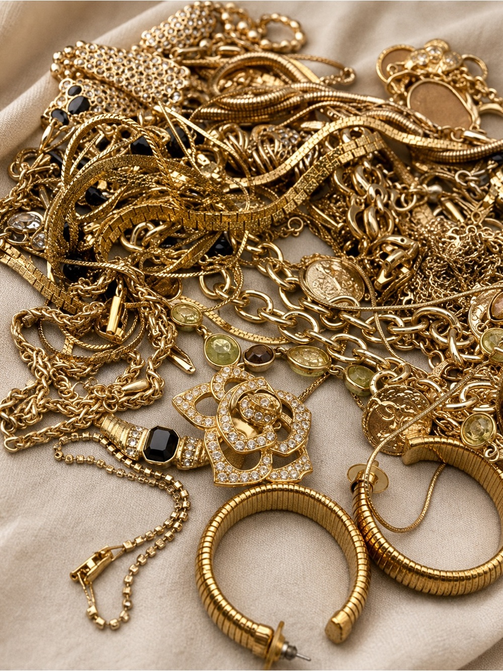 2LB Hand-Pulled Curated Vintage Jewelry Lot Personalized Mystery Treasure Box XL - Picture 7 of 12